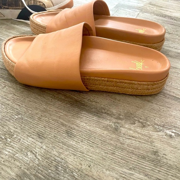 Beek Pelican jute slide Honey sz 9 - Picture 2 of 7